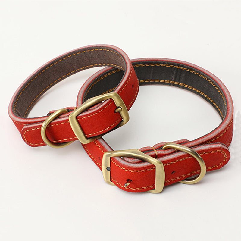 First Layer Cowhide Leash Set for Pets