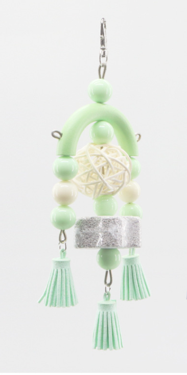 Acrylic Hanging Teeth Toys for Parrots and Birds