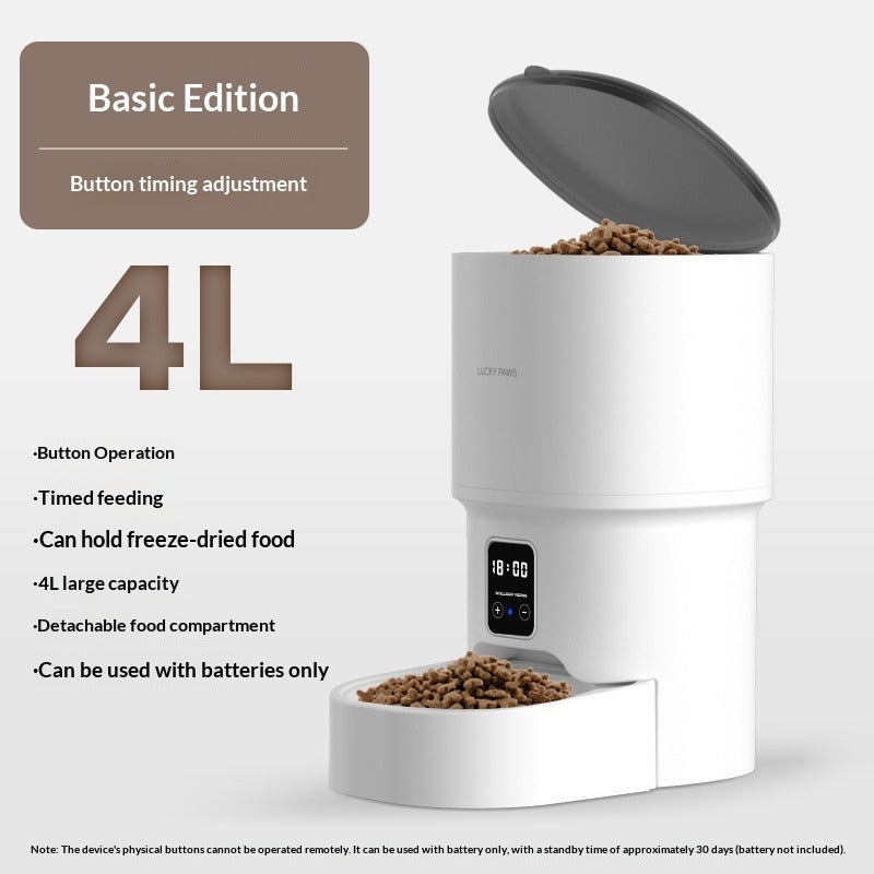 Pet Automatic Feeder with WiFi Remote & Timed Feeding