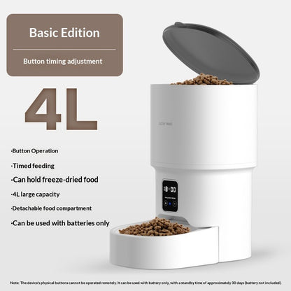 Pet Automatic Feeder with WiFi Remote & Timed Feeding