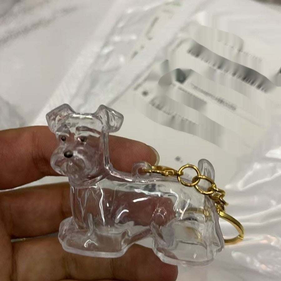Dog Fur Storage Pendant Keychain