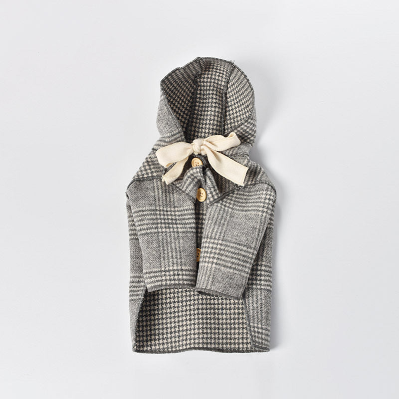 Plaid Cat Cashmere Coat for Pets