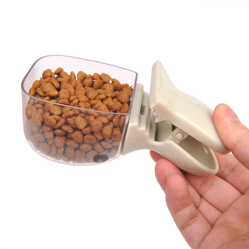 Cute Duckbill Pet Spoon and Multi-Function Food Clip