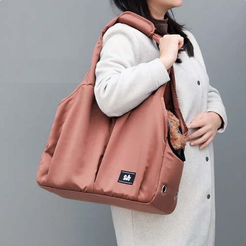 Portable Insulated Pet Tote for Winter