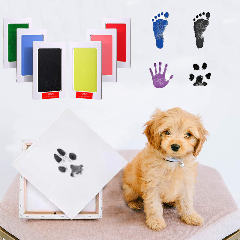 Pet Ink Pad Set for Paw Prints - No Wash Needed