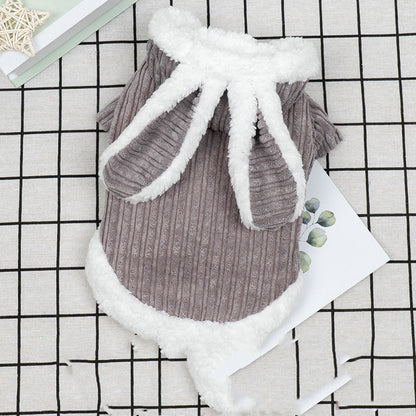 Cute Rabbit Sweater for Teddy Dogs in Autumn/Winter