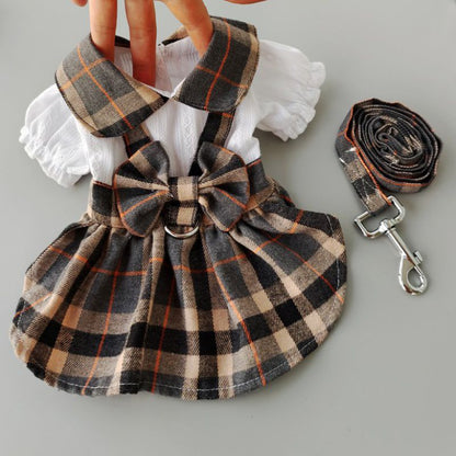 Thin Princess Dress with Chest Strap and Drawstring