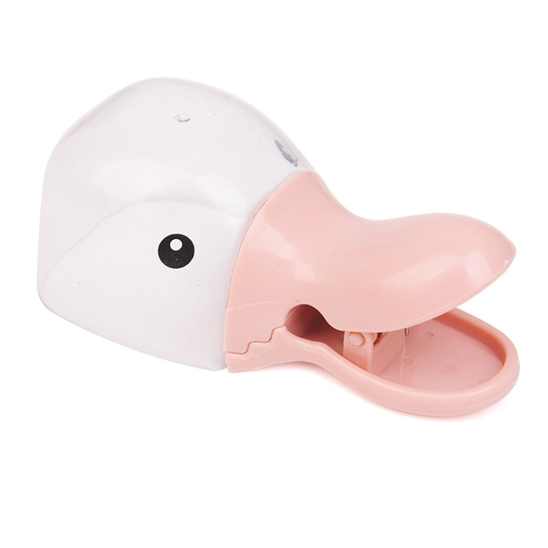 Cute Duckbill Pet Spoon and Multi-Function Food Clip