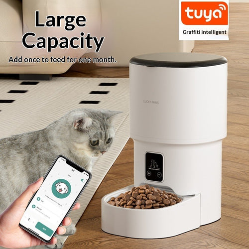 Pet Automatic Feeder with WiFi Remote & Timed Feeding