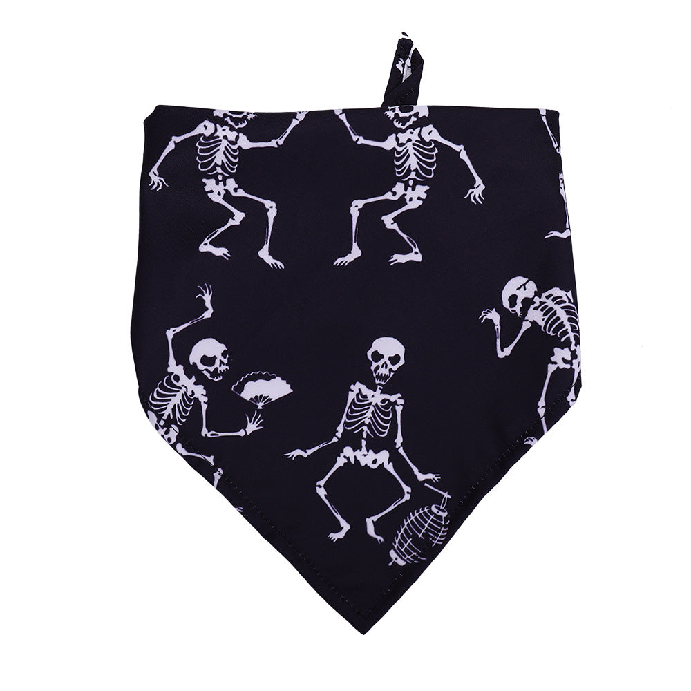 Halloween Dog Slobber Scarf for Pets