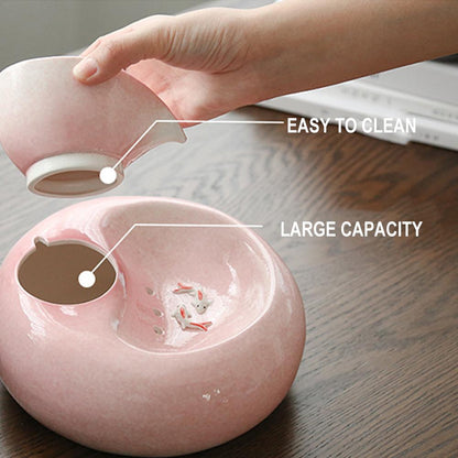 Cat Leaf Water Dispenser with Circulating Filter