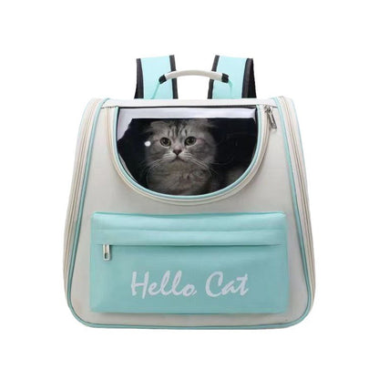New Cat Carrier Backpack - Transparent Spacious Design