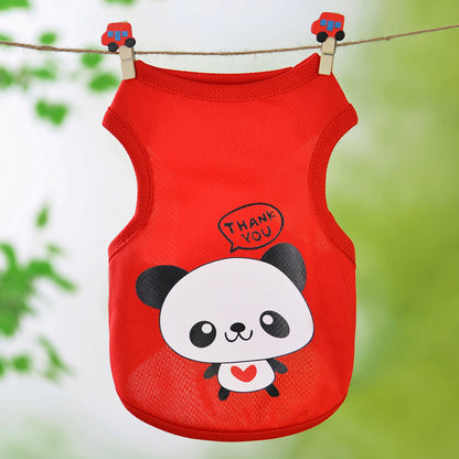 Custom Cartoon Dog Vest for Small Dogs - Summer Wear