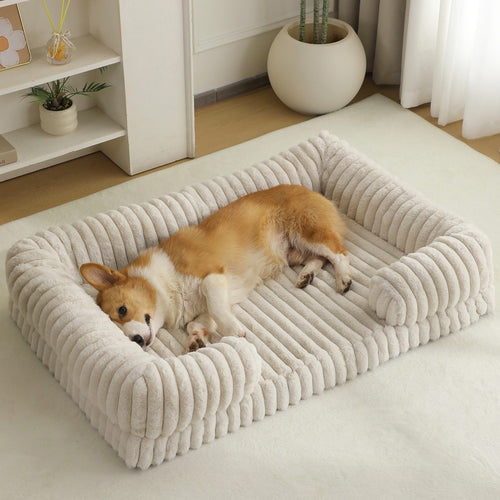 Warm Plush Dog Bed for Pets