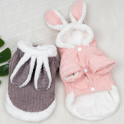 Cute Rabbit Sweater for Teddy Dogs in Autumn/Winter
