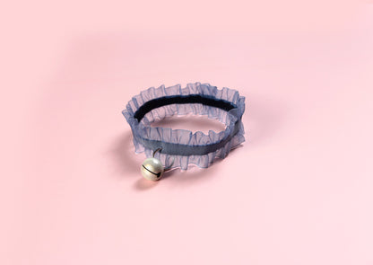 Velvet Lace Adjustable Pet Collar with Insect Repellent