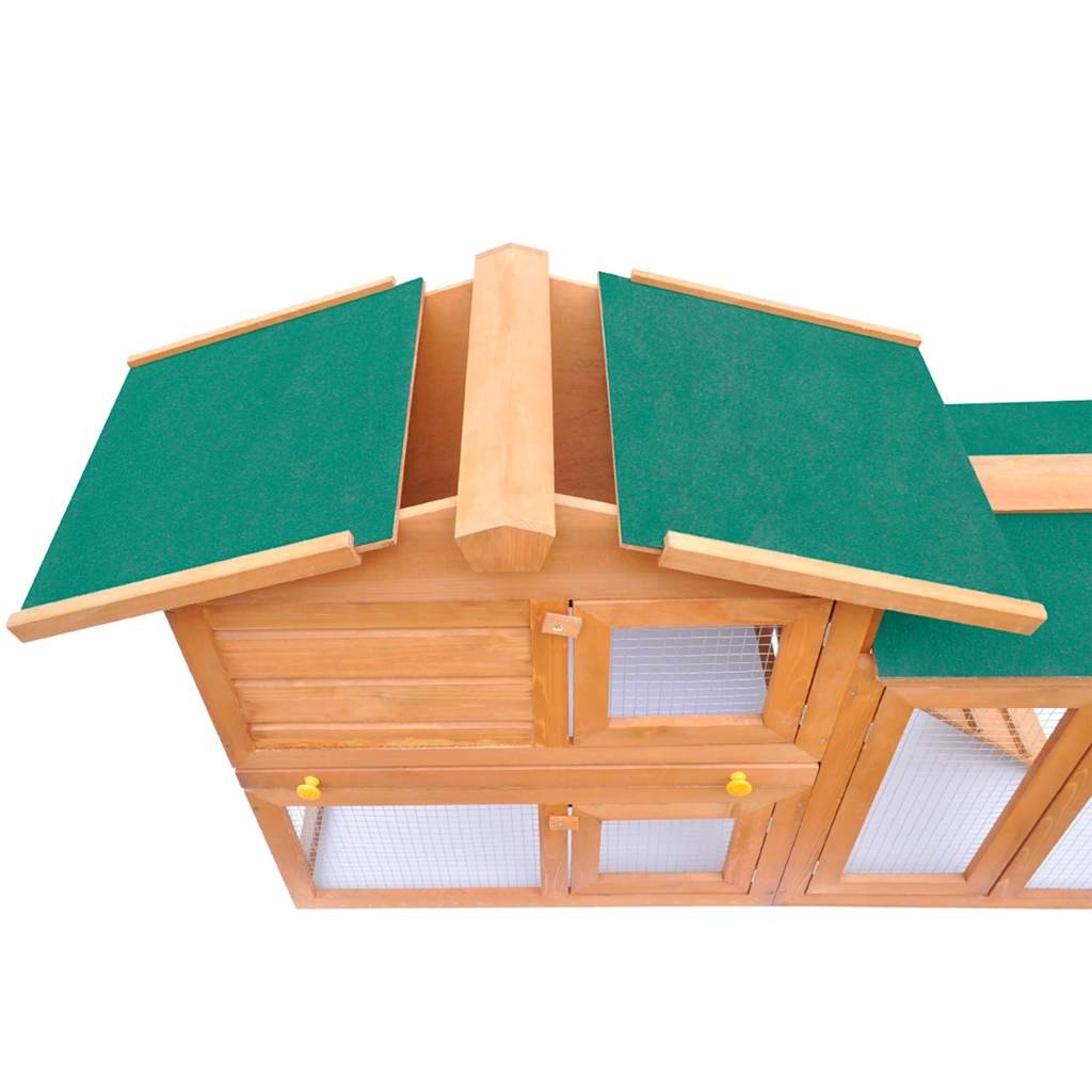 Large Rabbit Hutch with Ramp
