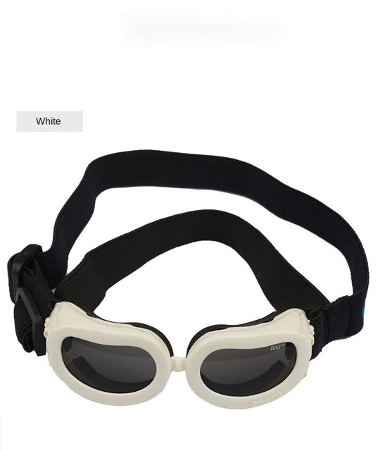 Small Dog Christmas Sunglasses with Adjustable Strap