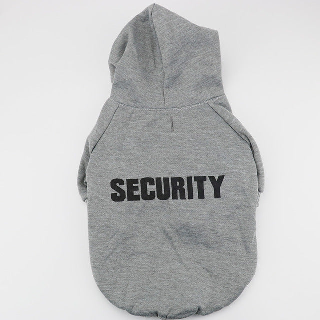 Pet Hoodie for Dogs - Fleece Security Sweatshirt