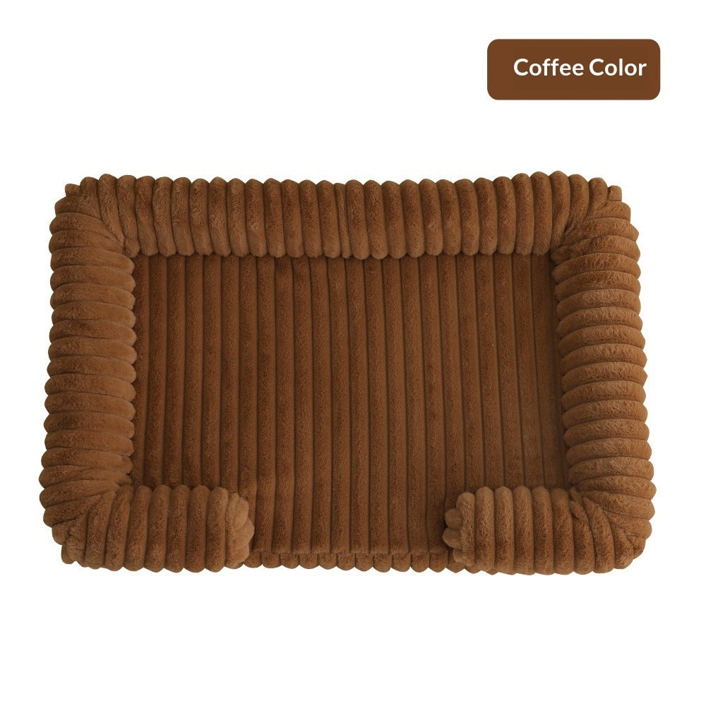 Warm Plush Dog Bed for Pets