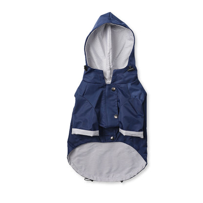 Windproof Retro Padded Dog Raincoat for All Weather