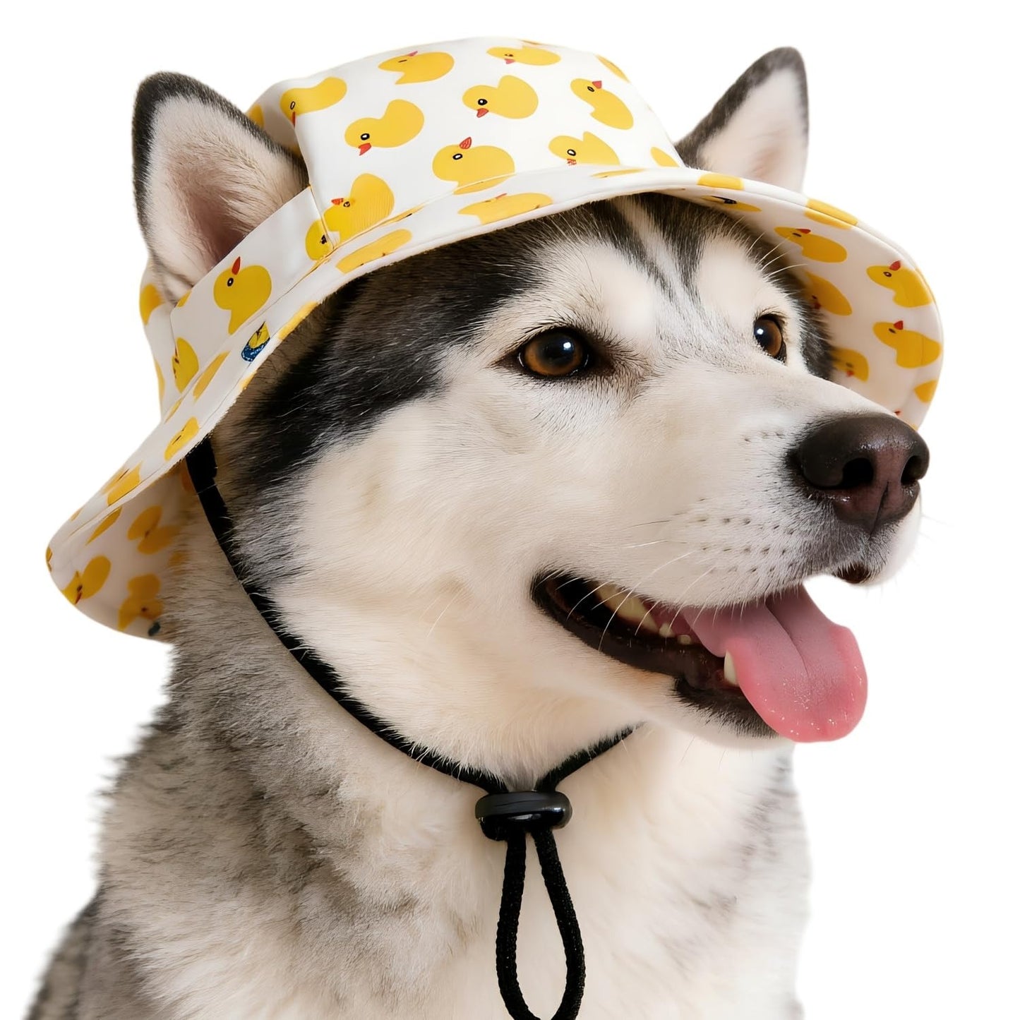 Dog Bucket Hat with Ear Holes Adjustable for Pets