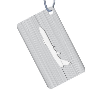 Aluminum Alloy Luggage Tag For Boarding Pass Aircraft