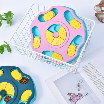 Interactive Dog Food Puzzle Bowl