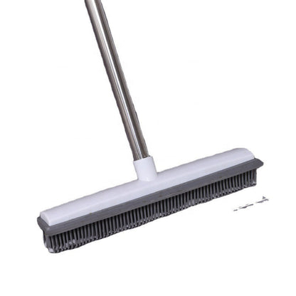 Pet Hair Rubber Push Broom
