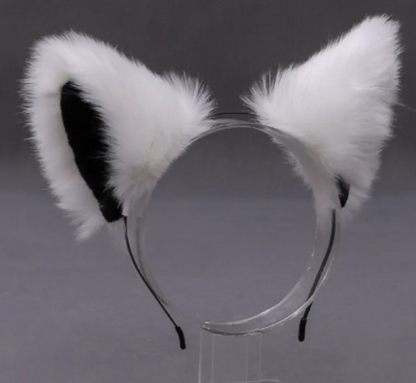 Children's Holiday Cartoon Plush Cute Bunny Ears Headband