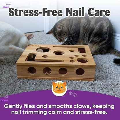 Solid Wood Maze Cat Toy