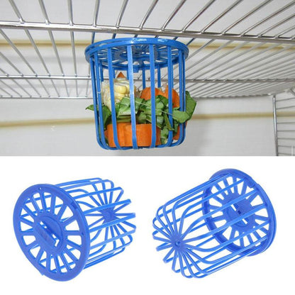 Parrot Fruit and Vegetable Hanging Basket with Fork