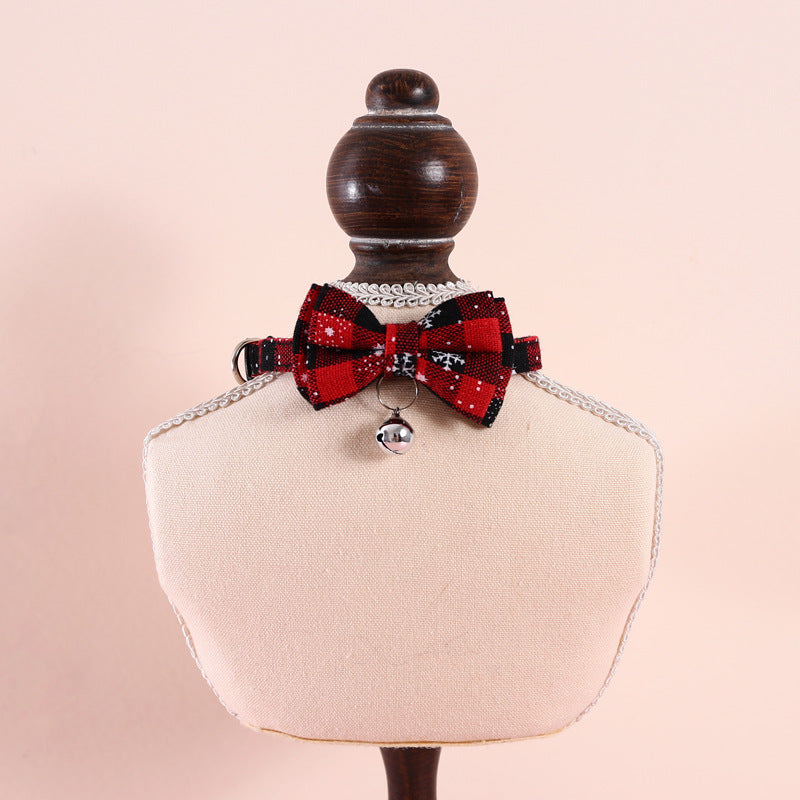 Adjustable Anti-Suffocation Christmas Collar for Pets