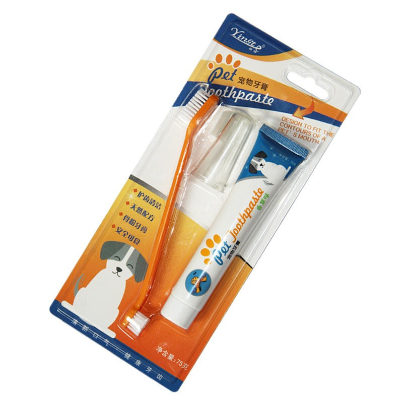 Pet Toothpaste Set for Dogs and Cats