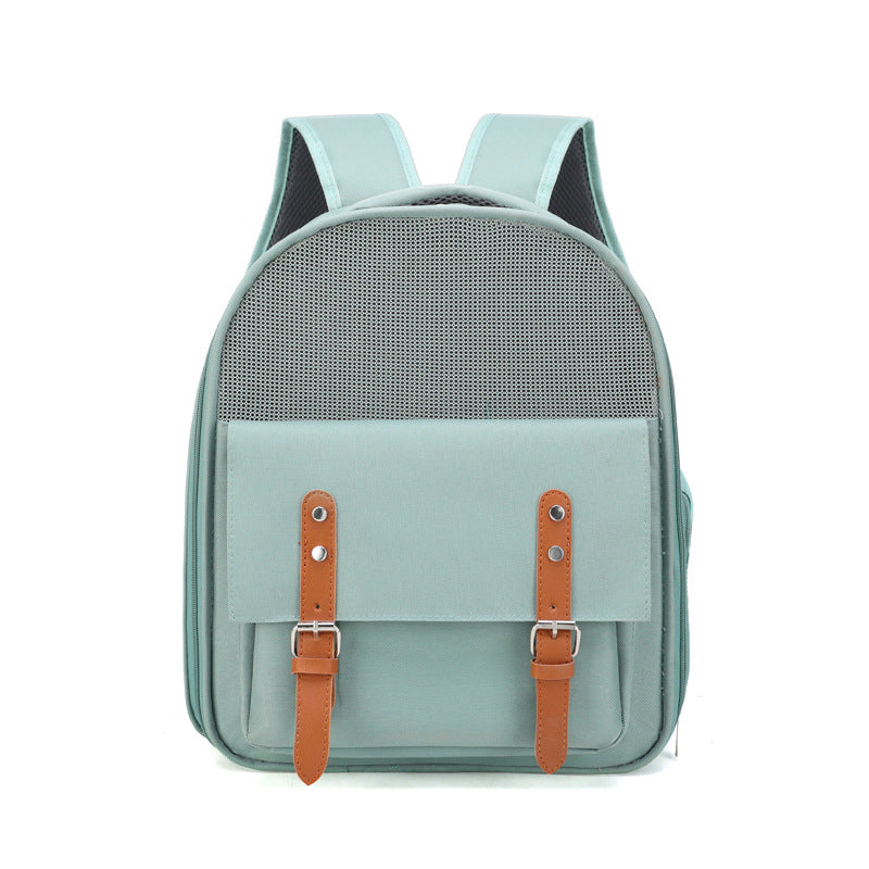 Scratch-Resistant Portable Pet Backpack for Cats and Dogs