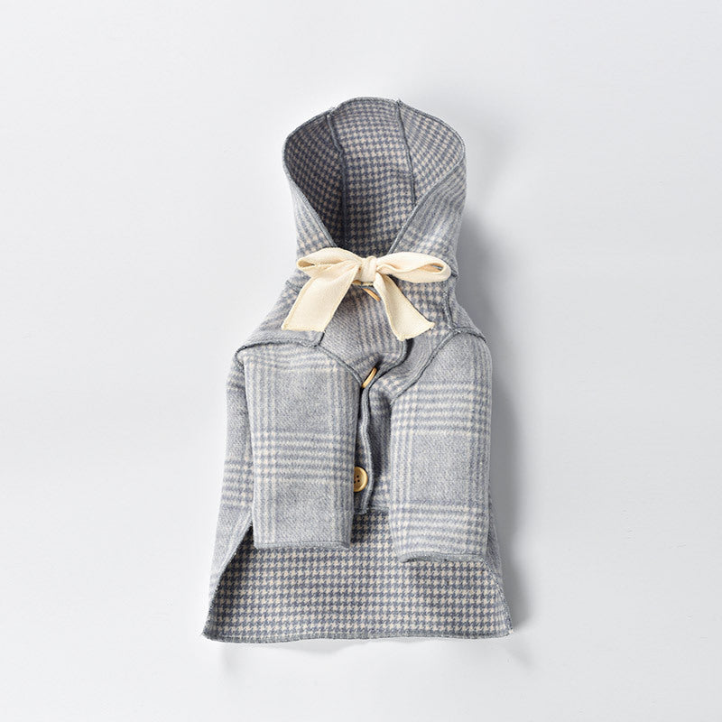 Plaid Cat Cashmere Coat for Pets