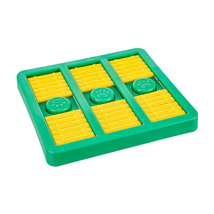 Rotating Interactive Educational Dog Toy with Food Dispenser
