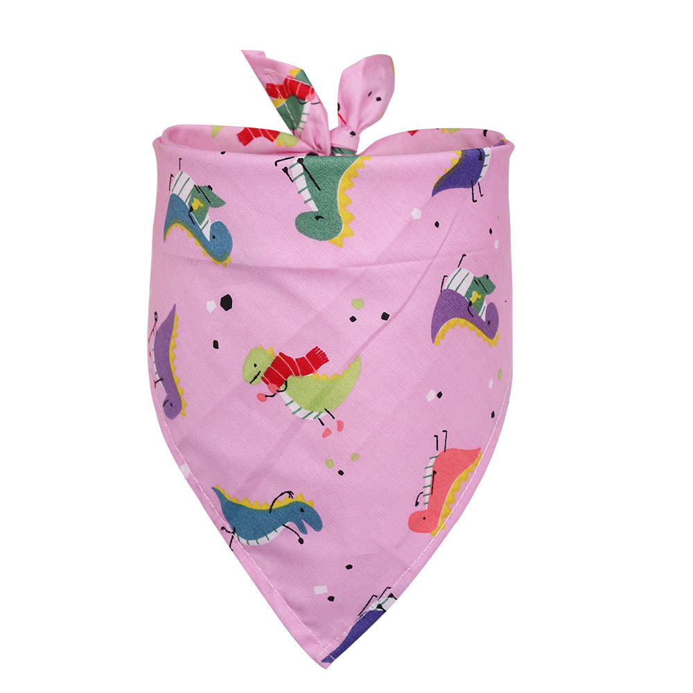 Cotton Triangle Scarf for Dogs (Pet Accessory)