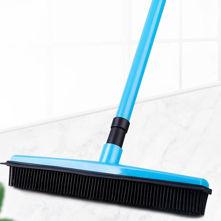 Pet Hair Rubber Push Broom