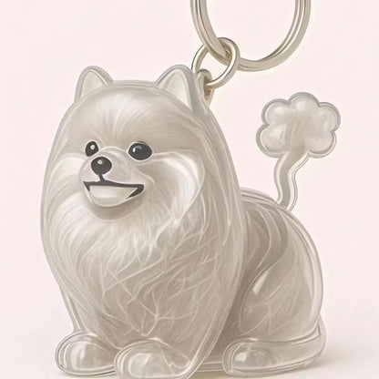 Dog Fur Storage Pendant Keychain
