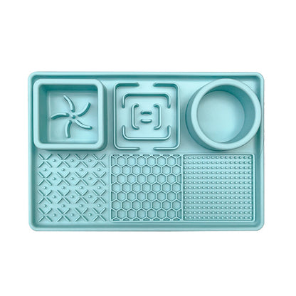 Silicone Slow Feed Pet Licking Mat with Suction Cups
