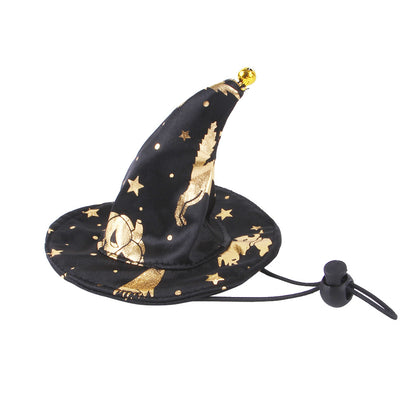 Halloween Wizard Cloak and Hat Set for Pets