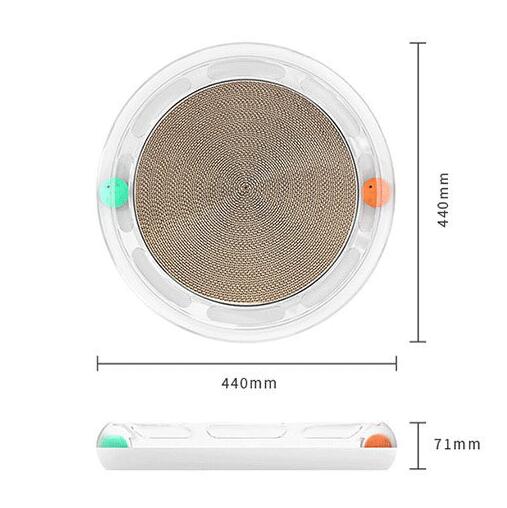 Multi-Functional Cat Scratching Pad and Toy
