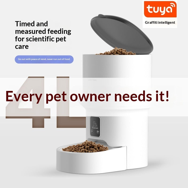 Pet Automatic Feeder with WiFi Remote & Timed Feeding