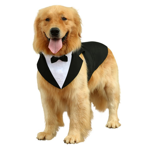 Bow Tie Thin Dog Suit for Pets