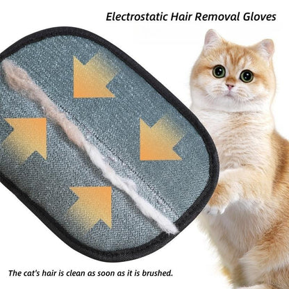 Pet Hair Removal Gloves Brush