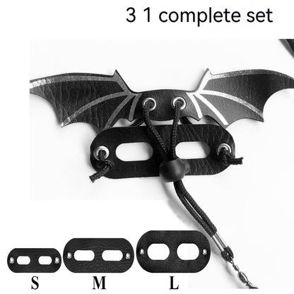 Lizard Pulling Rope Pet Toy with Leather Wings