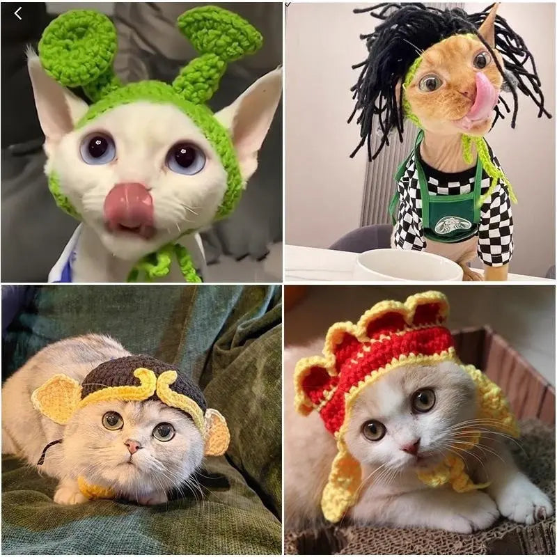Pet Knitted Hat for Cats & Dogs
