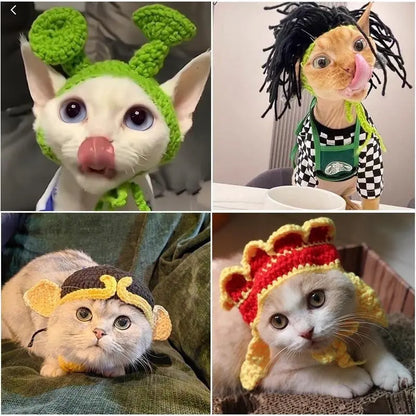 Pet Knitted Hat for Cats & Dogs