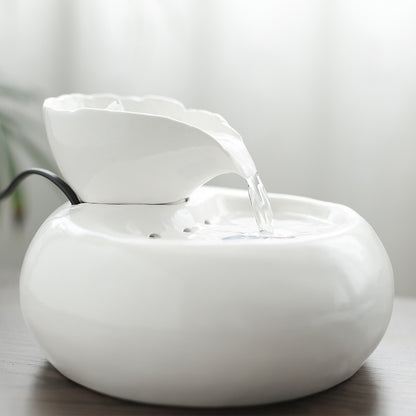 Cat Leaf Water Dispenser with Circulating Filter